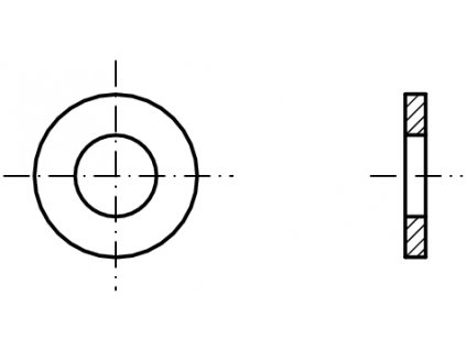 DIN 1440 podložka kruhová pro čepy pozink
