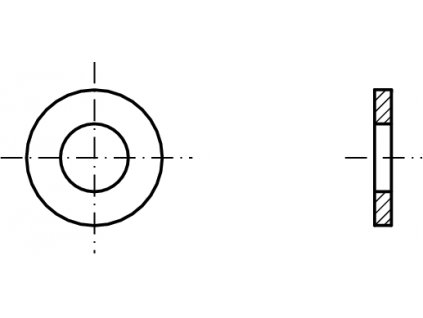 DIN 1441 podložka kruhová pro čepy pozink