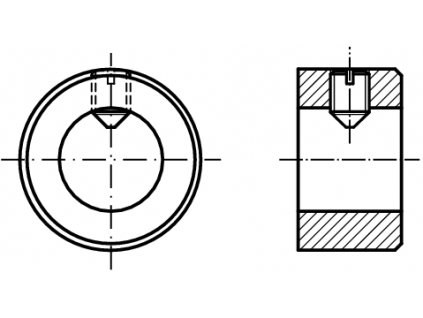 DIN 705A kroužek stavitelný nerez A2