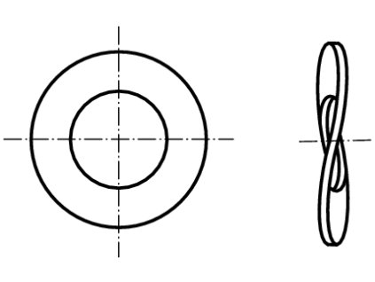 DIN 137B podložka pružná zvlněná nerez A2 / 1.4310
