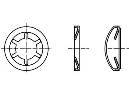 STARLOCK podložka uzavřená ocel/nerez A2