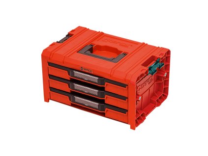QBRICK Box s organizérem QBRICK PRO Drawer 3 Toolbox 2.0 Expert RED Ultra HD Custom | 450x310x244 mm