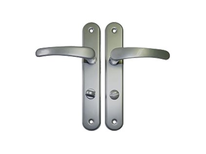 TRITOOLS Dveřní kování Michaela WC72 stříbrná