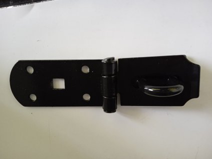 Petlice chalupářská 200x45mmx2mm ČERNÝ LAK