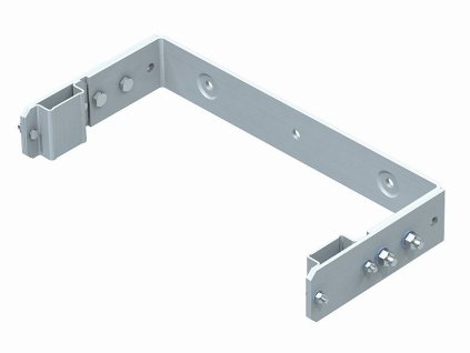 Kotva do zdi U, přestavitelná 200-250, 43258, Materiál: pozinkovaná ocel