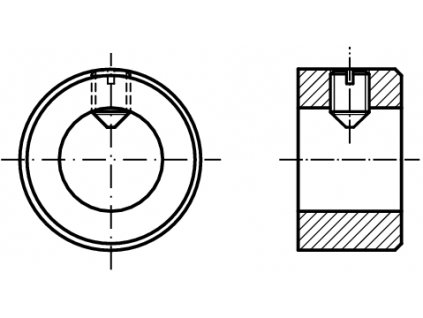 DIN 705A kroužek stavitelný černý