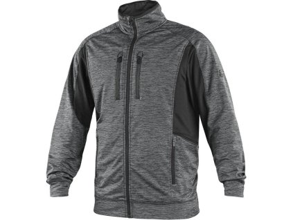 Mikina CXS LEONIS, pánská, šedo - černá