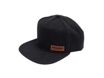 Kšiltovka černá rovná XTLINE