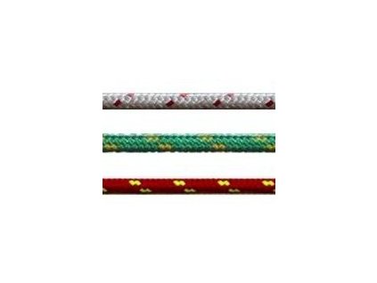 Polyesterová šňůra 16ti pramenná s jádrem, barevná
