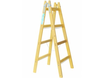 Dřevěný stojací žebřík (štafle), Pracovní výška: 4,25 m