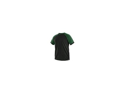 Tričko s krátkým rukávem OLIVER, černo zelené
