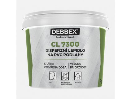 Disperzní lepidlo na PVC podlahy CL 7300, kbelík 1 kg