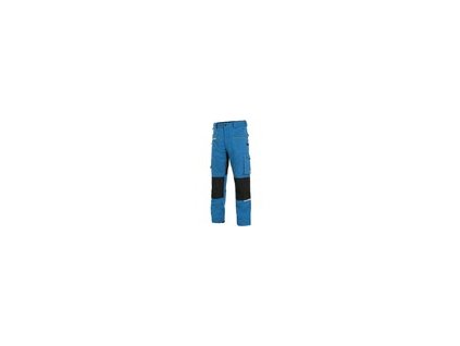 Kalhoty CXS STRETCH, 170 176cm, pánská, středně modrá černá