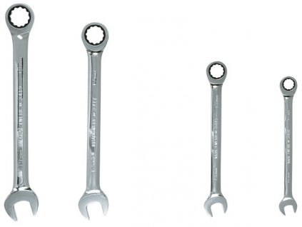 BEST OF KW: Souprava klíčů ráčnových 10-19mm CLICKRAFT COMBINATION 4ks