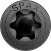 SPAX vrut zápustná hlava VG TORX pozink černý