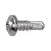 TEX samovrtný šroub půlkulatá hlava s límcem, pozink