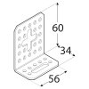 KRD 6 - úhelník stavitelný 60x34x56x2,0 , doublesided