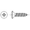 DIN 7983C šroub do plechu s čočkovou hlavou a křížovou drážkou PHILLIPS (ostrá špička) nerez A2