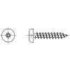 Univerzální vrut s půlkulatou hlavou a křížovou drážkou POZIDRIVE nerez A2