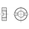 DIN 546 matice kruhová s drážkou nerez A2
