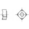 DIN 928 matice přivařovací čtyřhranná pozink