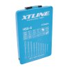 XTLINE Sada vybrušovaných vrtáků do kovu HSS-G, 11 dílů | 1.5-6.5 mm, kovový box