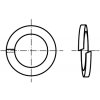DIN 127B Podložka pružná s obdélníkovým průřezem, forma B (pro šestihranný šroub) pozink