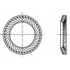 SCHNORR podložka forma S - pro šroub v pevnosti 5.8 pozink mech.