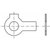 DIN 463 podložka pojistná s dvěma jazýčky nerez A2
