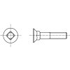 DIN 608 pluhový šroub zápuštěná hlava 10.9 pozink