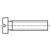 DIN 84 šroub s válcovou hlavou a průběžnou drážkou mosaz MS