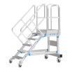 Schody s plošinou, pojízdné, 40255794, Počet stupňů: 14