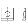 DIN 435 podložka klínová pro I nosníky nerez A2