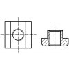 DIN 508 matice do T drážky 10.9 černá
