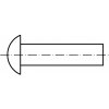 DIN 660 Nýt s půlkulatou hlavou nerez A2