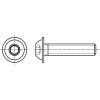 ISO 7380 INBUS (IMBUS) šroub půlkulatá hlava vnitřní šestihran s límcem BUTTON 10.9 pozink
