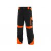 Kalhoty do pasu CXS SIRIUS BRIGHTON, černo-oranžová