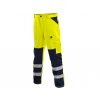 Kalhoty CXS NORWICH, výstražné, pánské, žluto-modré
