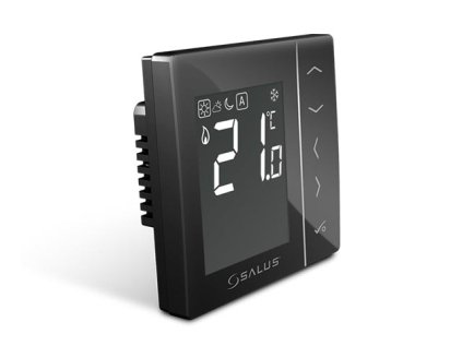 VS35B - Digitálny manuálny termostat 230 V – čierny