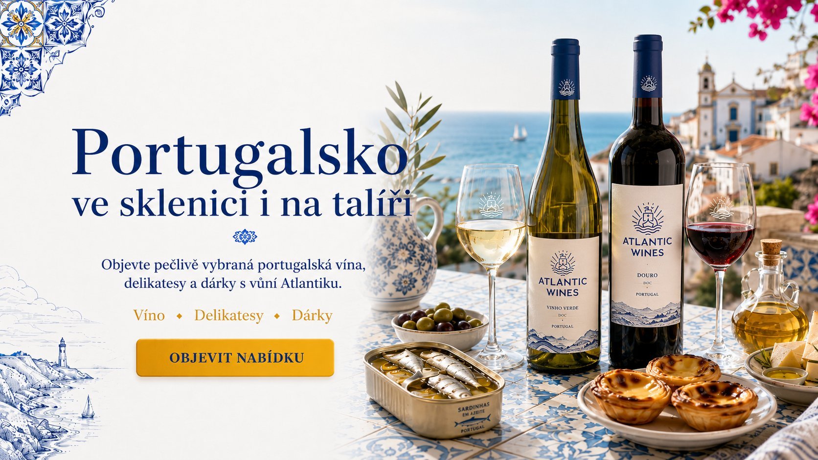 portugalská  vína  a delikatesy