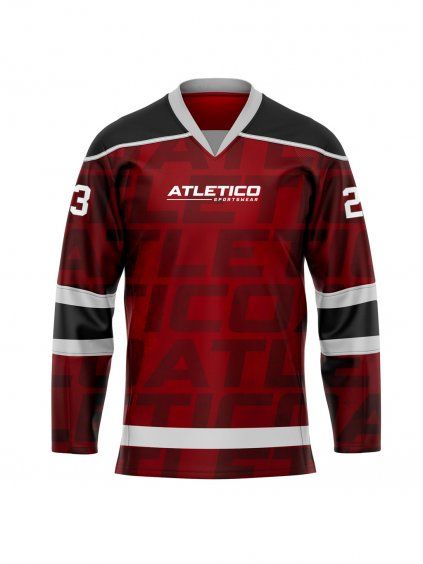 atletico hockey jersey vneck front