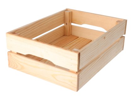 Holzkiste 39,5 x 29,5 x 15 cm