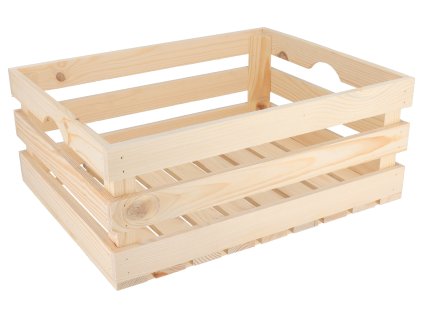 Holzkiste 50 x 39 x 20 cm (geeignet für Obst)