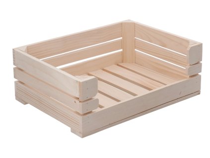 Holzkiste offen 42 x 30 x 15 cm