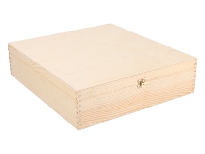 Holzbox für 4 Weinflaschen