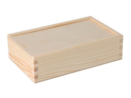 Holzbox für Fotos im Format 9 x 13 cm