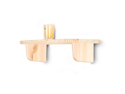 Wandregal aus Holz 45 cm