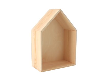 Holzregal Haus – medium