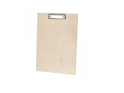 Hölzerne Schreibunterlage mit Clip A5