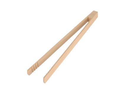 Große Grillzange aus Holz